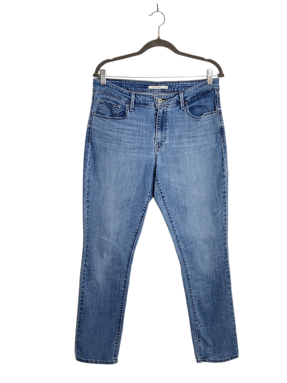 Levi’s Light Wash Mid-Rise Skinny Jeans Size 14